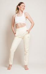 <tc>Bild in den Galerie-Viewer laden, Tijdloze crèmekleurige joggingbroek</tc>