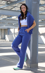 Load image into Gallery viewer, Straight-Leg Jogger Blue Tall
