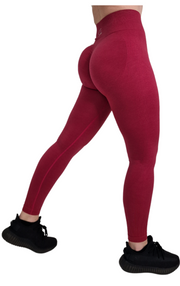 Push-up legging in frambozenroze 