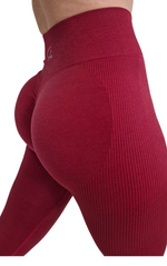 Load image into Gallery viewer, Push-up Legging in Rasberry Pink
